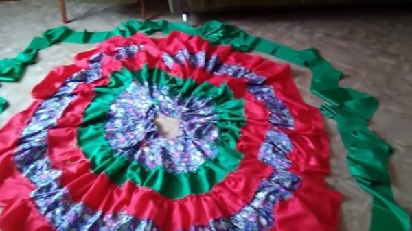 Сшила себе юбку для танца. Юбка- красотень!