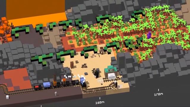 UNRAILED: New CooP Multiplayer Train Track Building Procedural Game Trailer 2019 смотреть онлайн