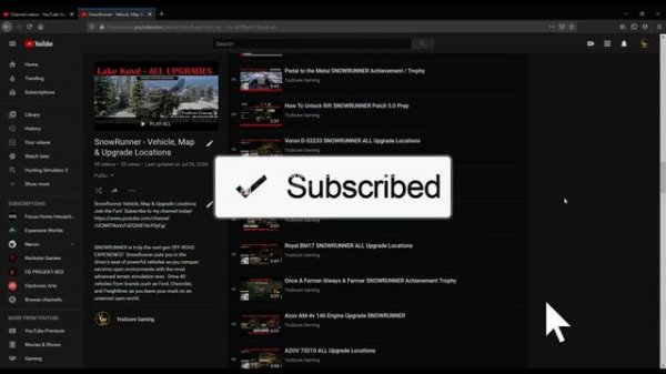 Quick Start Guide SnowRunner GMC MH9500