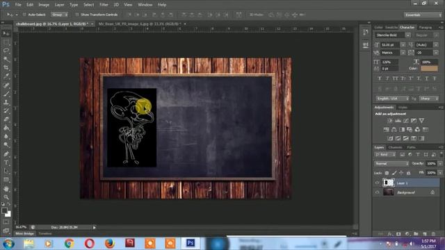 Advanced Photoshop CS6 Tutorial in Tamil : How to create Chalk Effect Photoshop смотреть онлайн