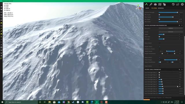 How to create rocky cliffs in World Creator 2 Part 03 смотреть онлайн