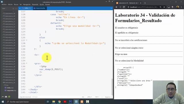 Video 34 - Validando Formularios con PHP Validando Valores de un TextArea смотреть онлайн