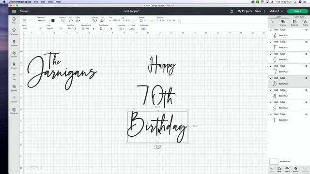 High Quality Cricut Cake Topper // Gold Fleck Acrylic Wedding DIY смотреть онлайн