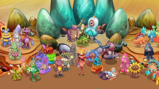 Полная песня острова янтаря My Singing Monsters... #mysingingmonsters