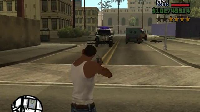 Прикол в GTA SA! Я удивился!!! смотреть онлайн