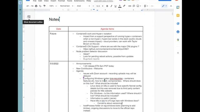 Kubernetes SIG Windows 20220503 смотреть онлайн