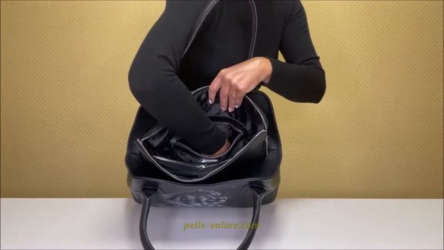 Большая сумка "Лунный котик" Pelle Volare смотреть онлайн