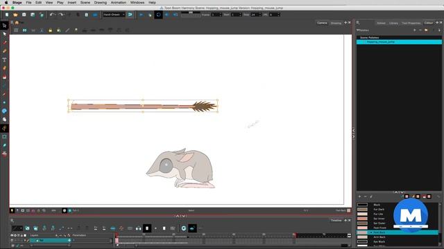 TOON BOOM HARMONY 12 - Stage 8 - Overlapping Action using deformers смотреть онлайн
