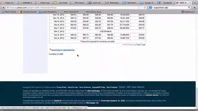 PH4410 Downloading Historical Prices From Yahoo! Finance смотреть онлайн