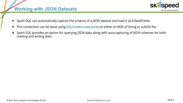 JSON in SparkSQL | Apache Spark & Scala Tutorial смотреть онлайн