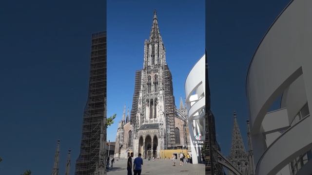 Ульм собор, самый высокий собор в мире. Ulm kirche. смотреть онлайн