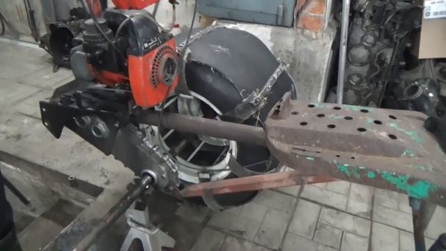 Собираем ЛЮТОГО "Крота",мотокультиватор с зимней приставкой. смотреть онлайн