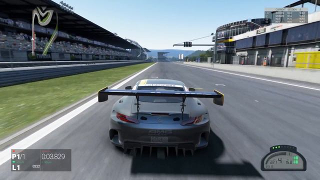 Project CARS - Free Car #10: 2016 Mercedes-AMG GT3 @ Nürburgring GP Circuit смотреть онлайн