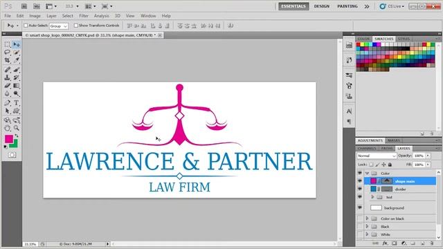 Law Firm Logo Help Video - Editing with Adobe Photoshop смотреть онлайн