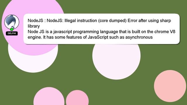 NodeJS : NodeJS: Illegal instruction (core dumped) Error after using sharp library смотреть онлайн