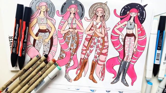 Как я веду Instagram | Cнимаю и обрабатываю свои иллюстрации смотреть онлайн