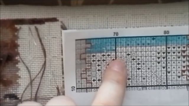 16 - Cross stitching -- my parking method (20 stitch rows) смотреть онлайн