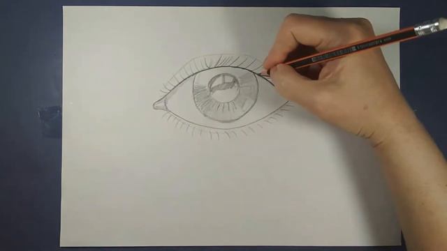 Как рисовать глаз карандашом смотреть онлайн