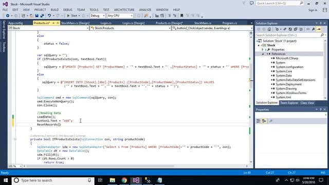 C# Step By Step Make Stock Management Software Part 4 ( Validation & Config ) смотреть онлайн