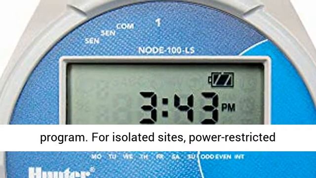 Hunter Sprinkler NODE200 NODE 2-Station Irrigation Controller - Overview смотреть онлайн