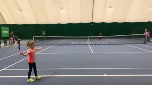 Большой теннис дети Турнир MASTER'S ORANGE ball Украинский теннисный центр VICCOURT Кувшинова 6