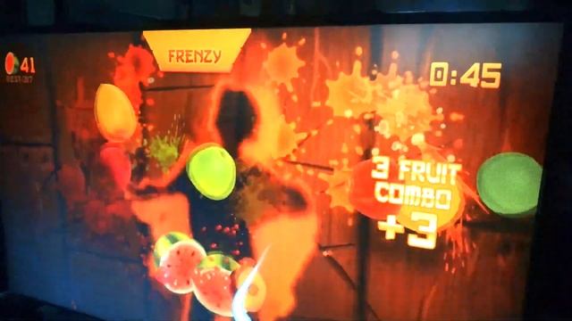 FRUIT NINJA Игра на Kinect Проверка Ловкости смотреть онлайн