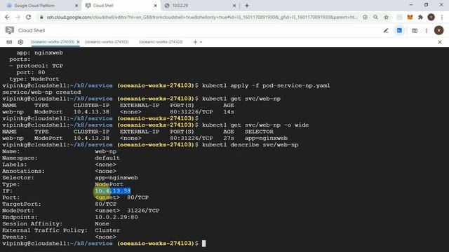 47 Kubernetes NodePort Service | Random NodePort Service demo - 1 | GKE for Beginners смотреть онлайн