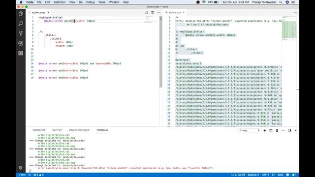 Sass Mixins #1 for @media Queries [in Hindi] смотреть онлайн