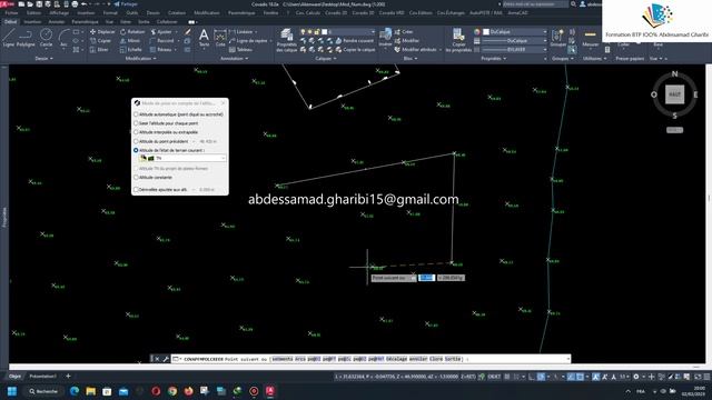 Covadis 18a et Autocad 2023 Construction les polylignes 3D varb et const et sur MNT et Calcul PFM смотреть онлайн