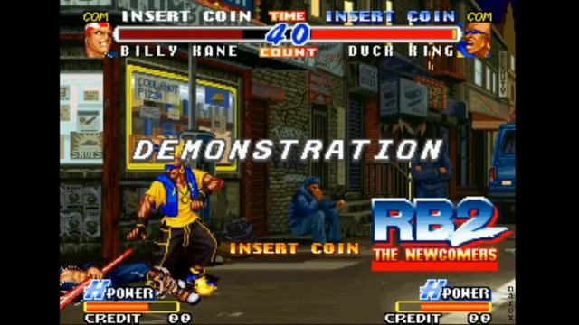 Real Bout Fatal Fury 2 The Newcomers / attract mode auto demo / Neo Geo 1998 смотреть онлайн