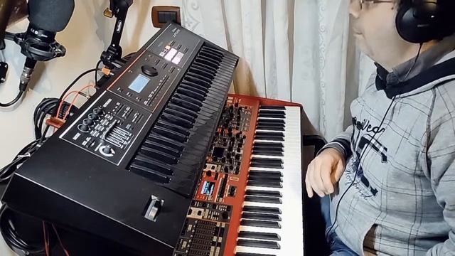 Roland Juno DS Black Edition - Eyes without a face - Billy Idol смотреть онлайн