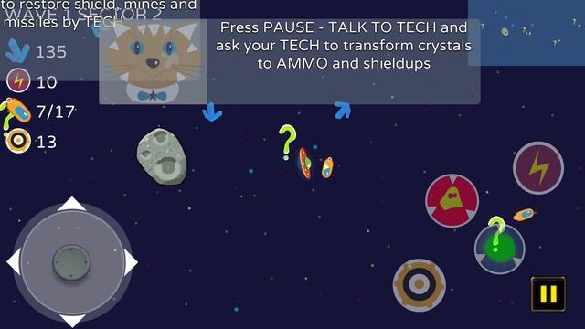 Deep space rescue - space arcade game v118 tutorial (2 levels) смотреть онлайн