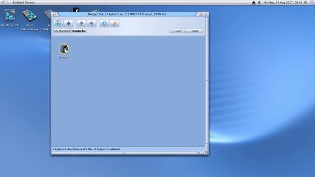 Практика по MorphOS на Apple Power Mac G4