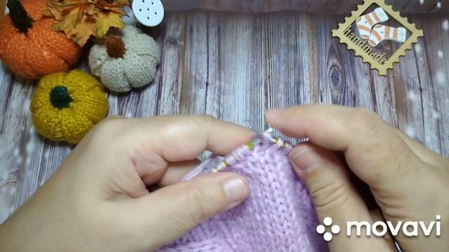 Вязание. УЗОР " ПЛОСКАЯ КОСА С РОМБАМИ". Мастер-Класс. Как вяжу шапку... смотреть онлайн