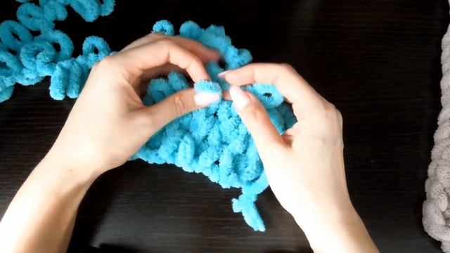 Плед из Ализе Пуффи. Как связать плед из Alize Puffy. Baby Blanket. смотреть онлайн