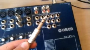 Как подключить микшер( на примере Yamaha Mg82cx