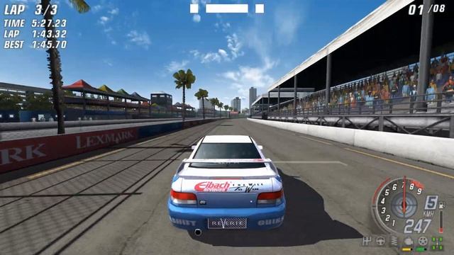 Subaru Impreza 22B-STi - Surfers Paradise Circuit [ ToCA Race Driver 3 | Gameplay ] смотреть онлайн