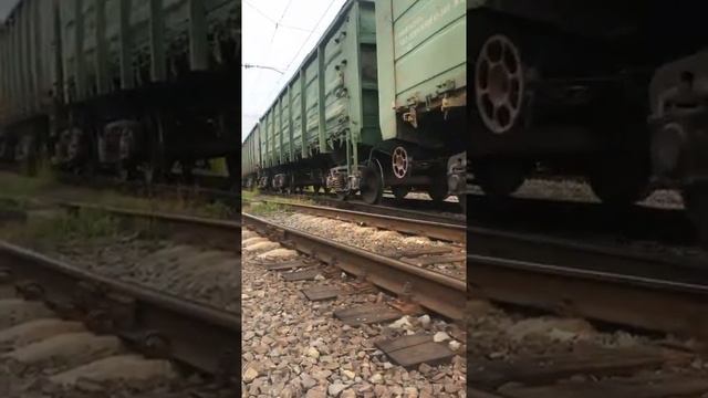 Грузовой поезд на Большой скорости - опасно! смотреть онлайн