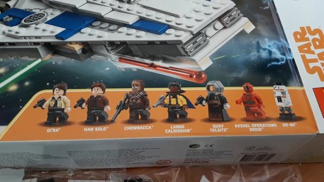 Обзор и сборка LEGO 75212 Millennium Falcon Kessel Run - Часть 1 смотреть онлайн