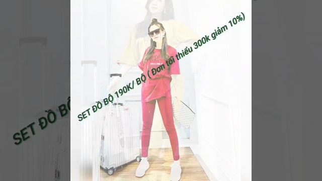 SET BỘ ĐỒ NỮ QUẦN DÀI COTTON TAY NGẮN NHIỀU KIỂU ĐỦ MÀU SẮC смотреть онлайн