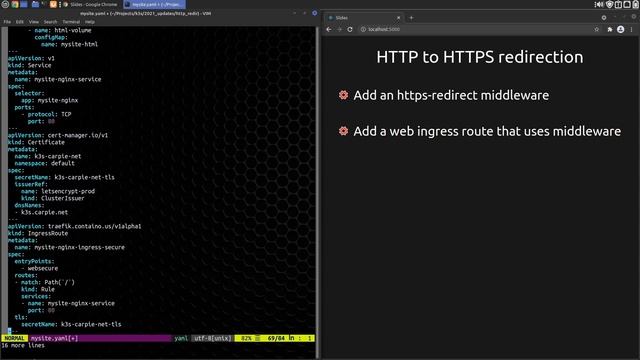k3s tips: HTTP to HTTPS redirection смотреть онлайн