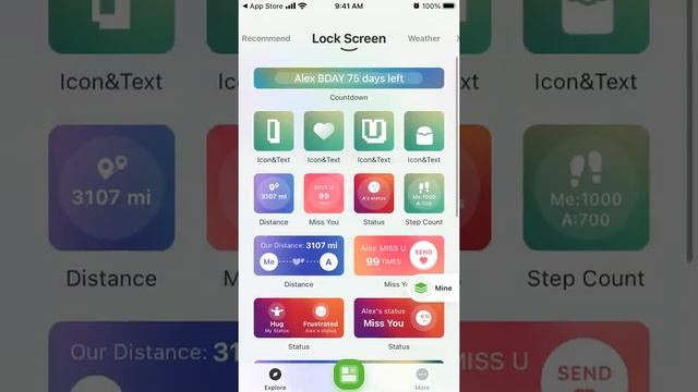 WIDGETABLE LOCK SCREEN WIDGET App Overview