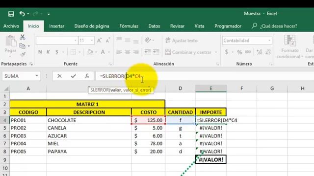 #excel - Como Usar la #formula SI.ERROR #office #nuncadejesdeaprender смотреть онлайн