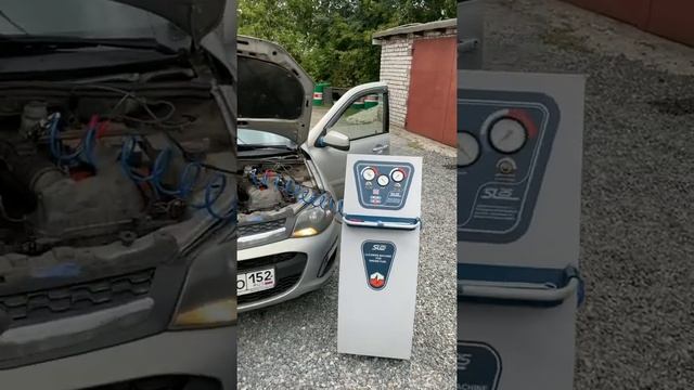 Лада Калина. Промывка инжектора ный системы системы впуска и форсунок смотреть онлайн