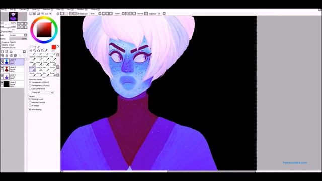 3D Effect On Paint Tool Sai [Tutorial] смотреть онлайн