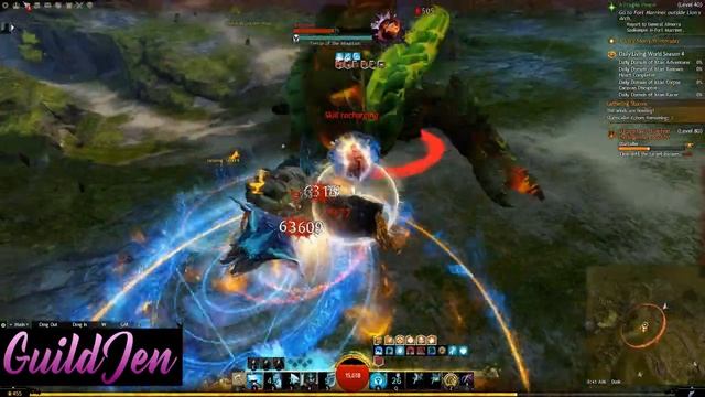 GW2 - Celestial Firebrand - Open World Build - Guild Wars 2 PvE - Guardian Gameplay End of Dragons смотреть онлайн