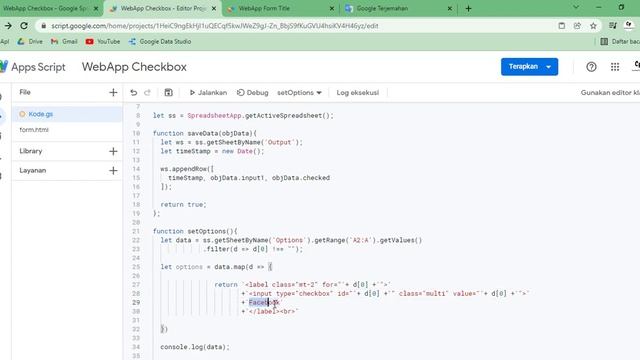 Apps Script - WebApp Form #8: Set Checkbox Options from Google Sheets смотреть онлайн