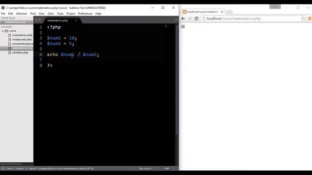 [Curso de PHP desde 0] - 5 - Operadores Matematicos en PHP смотреть онлайн