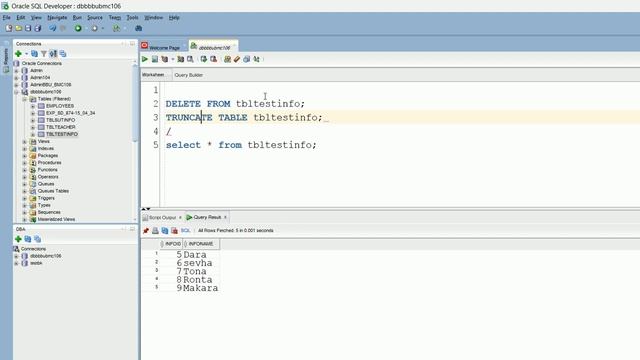 15 Truncate In Oracle смотреть онлайн