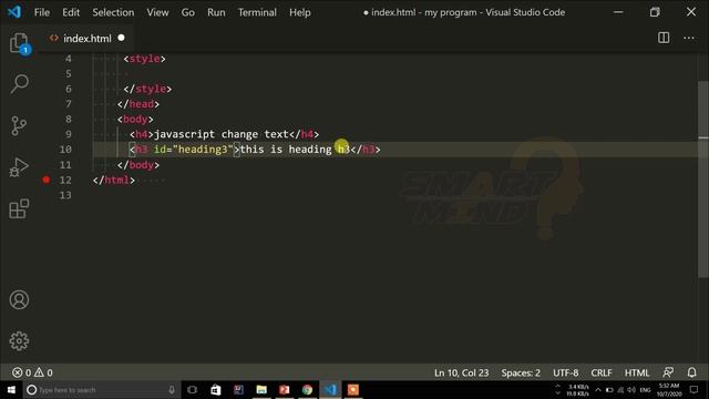 43. How to Change Text with Javascript advance topic for Beginners in Hindi Part - 43 смотреть онлайн